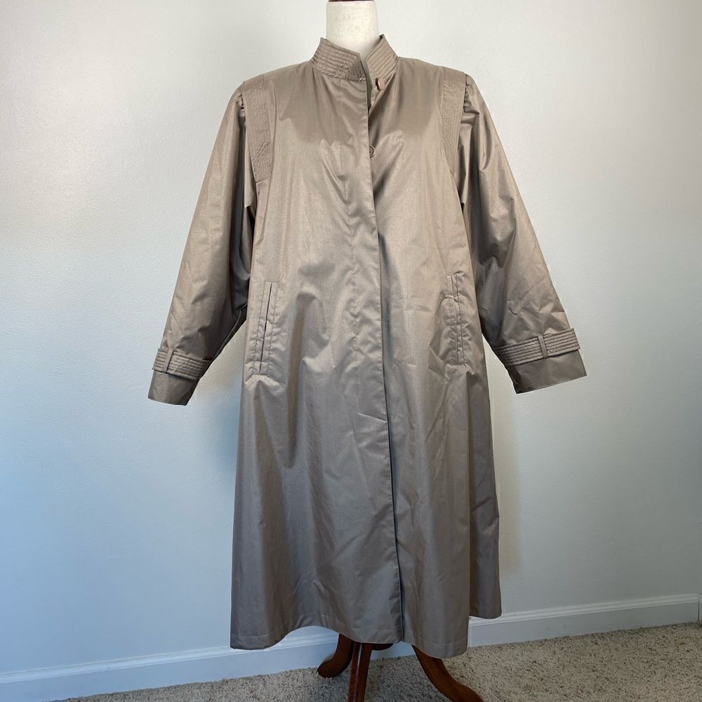 Vintage Cambridge Lined Trench Coat Size 16